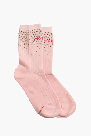 Half Step - Pink w Crystals