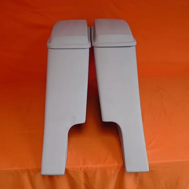 Harley Davidson 6" Extended Stretched Out & Down Saddlebags - 2014 - 2018  Model Style Bags - Dual Cut Outs