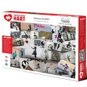 Hart Puzzles Banksy Graffiti 24"x30" 1000pc