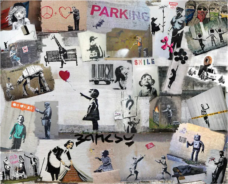 Hart Puzzles Banksy Graffiti 24"x30" 1000pc