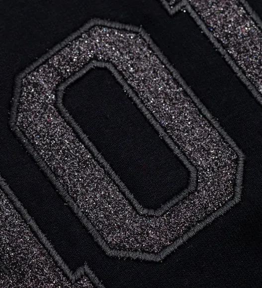 Hazel Blues® |  Embroidered Love Glitter Sweatshirt in Four Colors