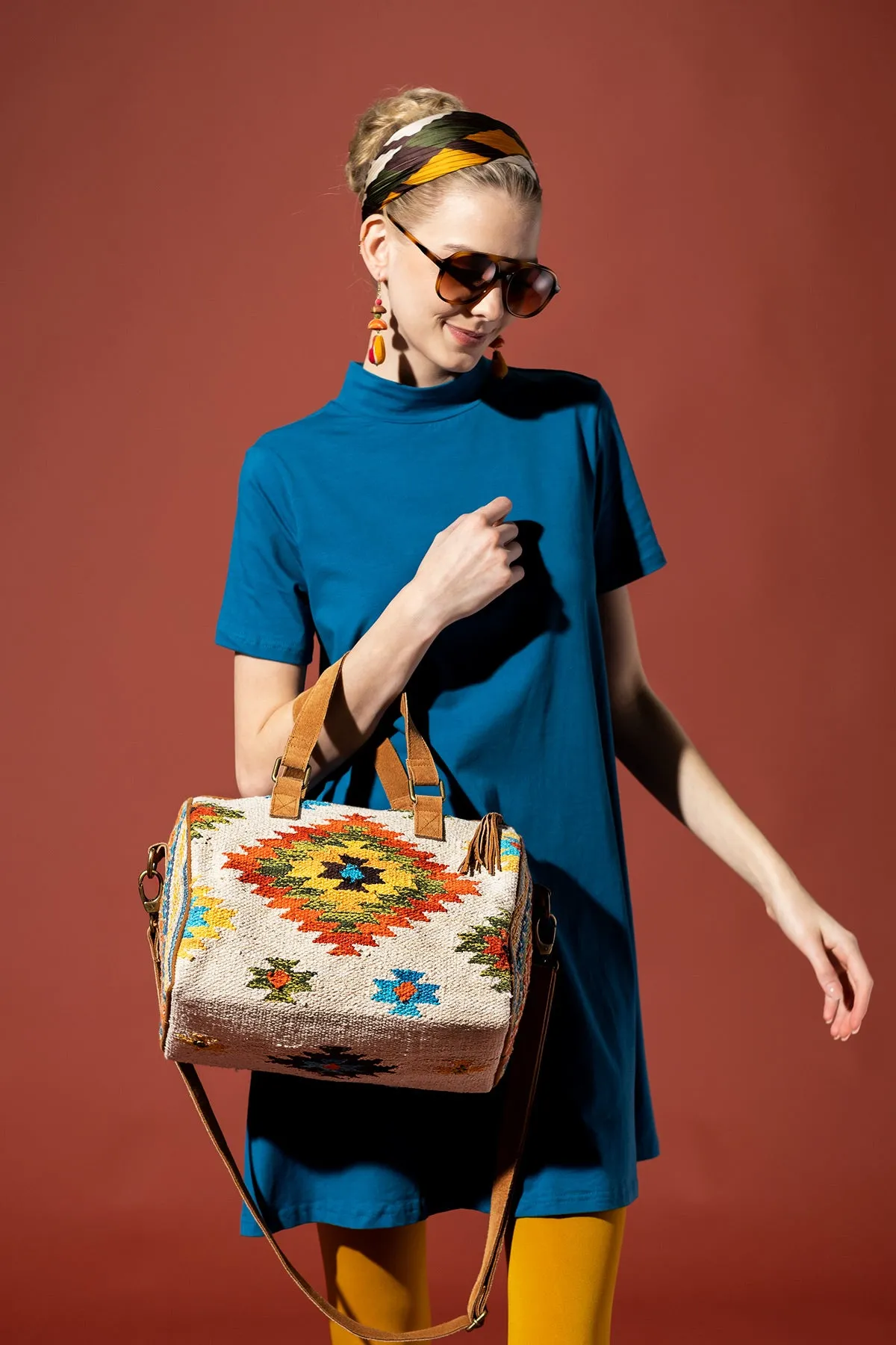 Heritage Hues Boston Bag