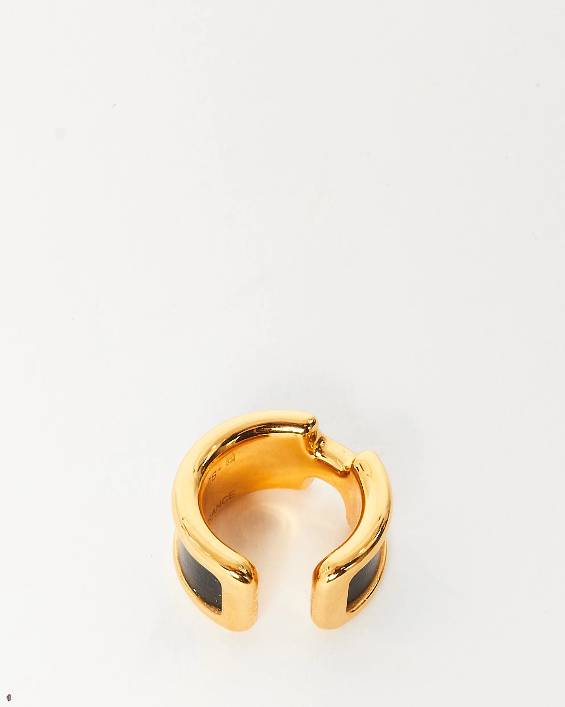 Hermès Black & Gold Ear Cuff