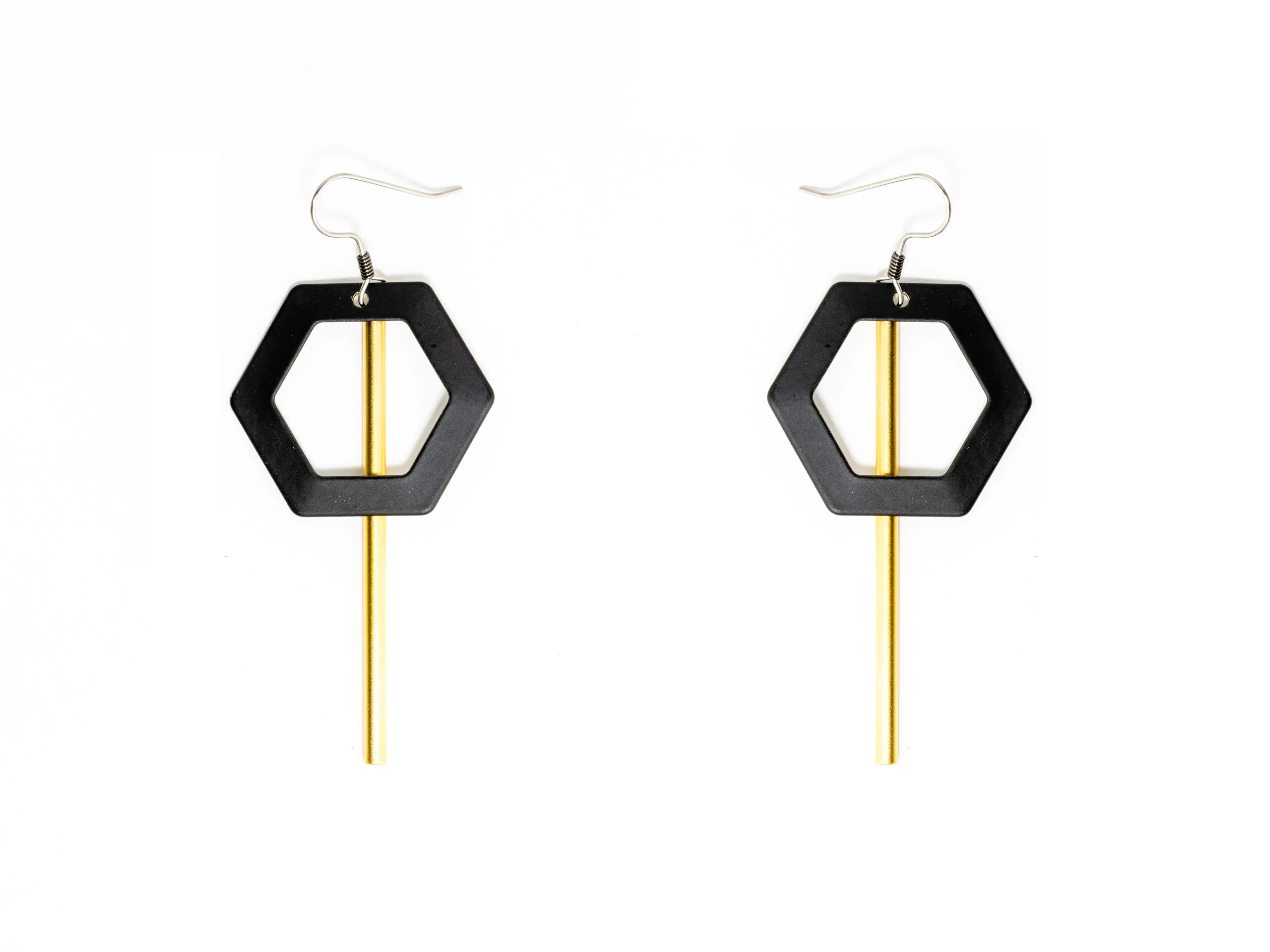 Hexagonal Earrings