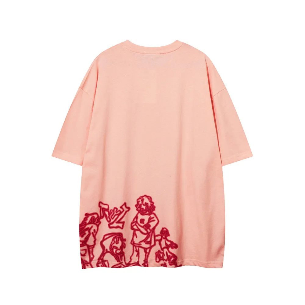High Street Cartoon Graffiti T-Shirt
