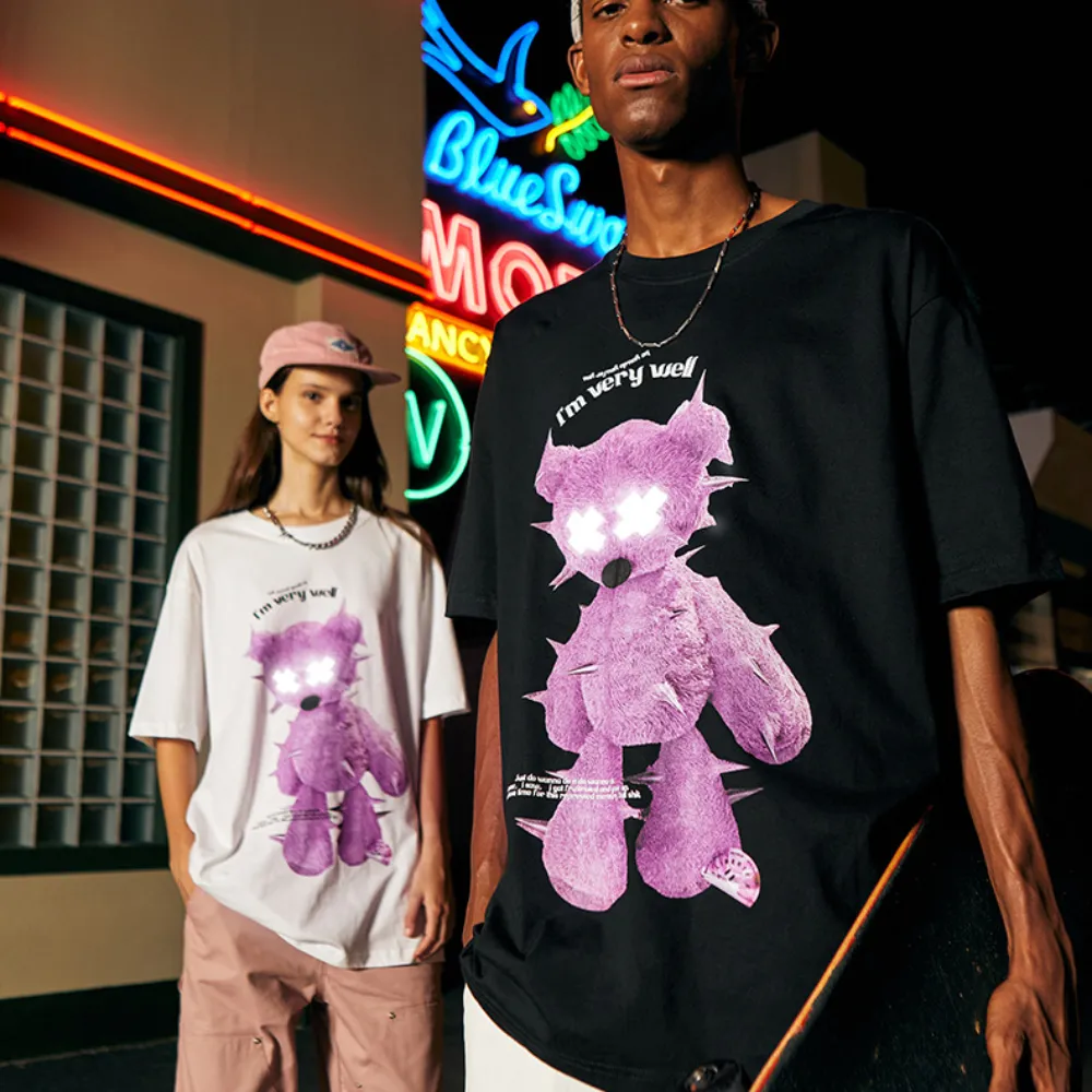 High Street Thorn Bear Print T-shirt
