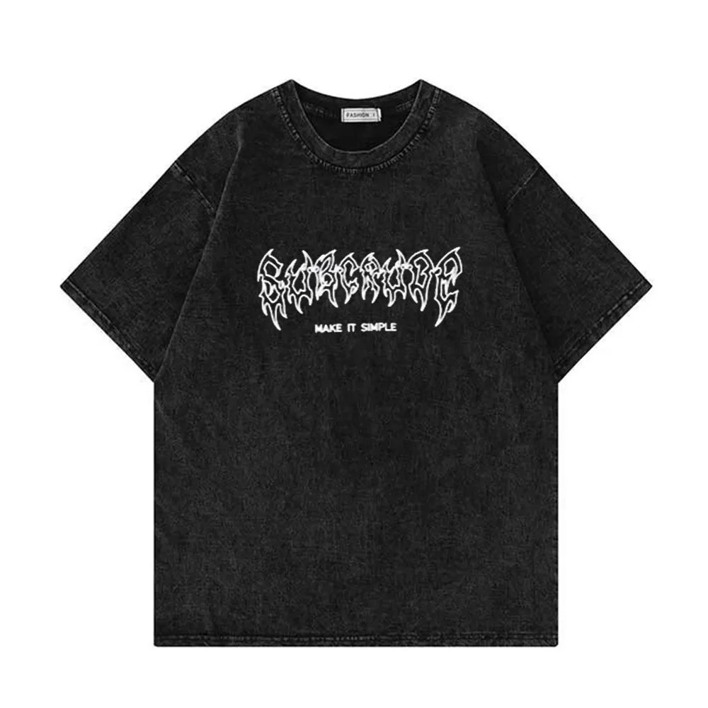 High Street Wings Print Washed T-Shirt
