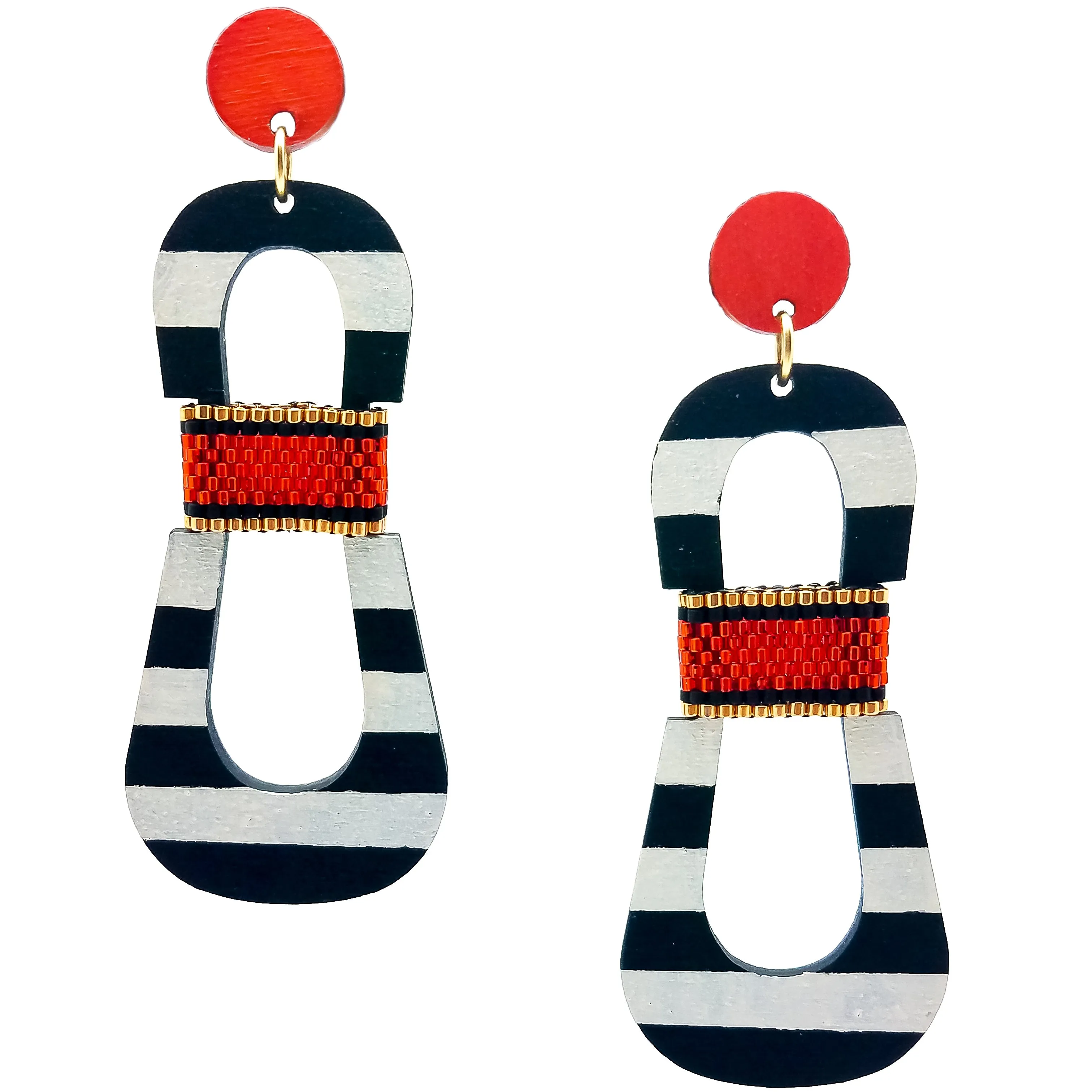 HOURGLASS EARRINGS | PAPAYA