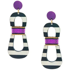 HOURGLASS EARRINGS | PASSION FRUIT