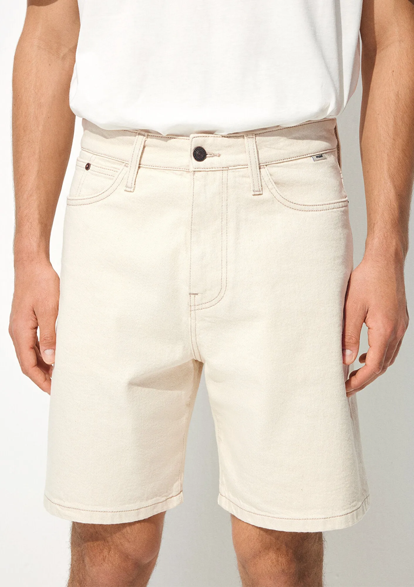 Houston Off White Street Denim Jean Shorts