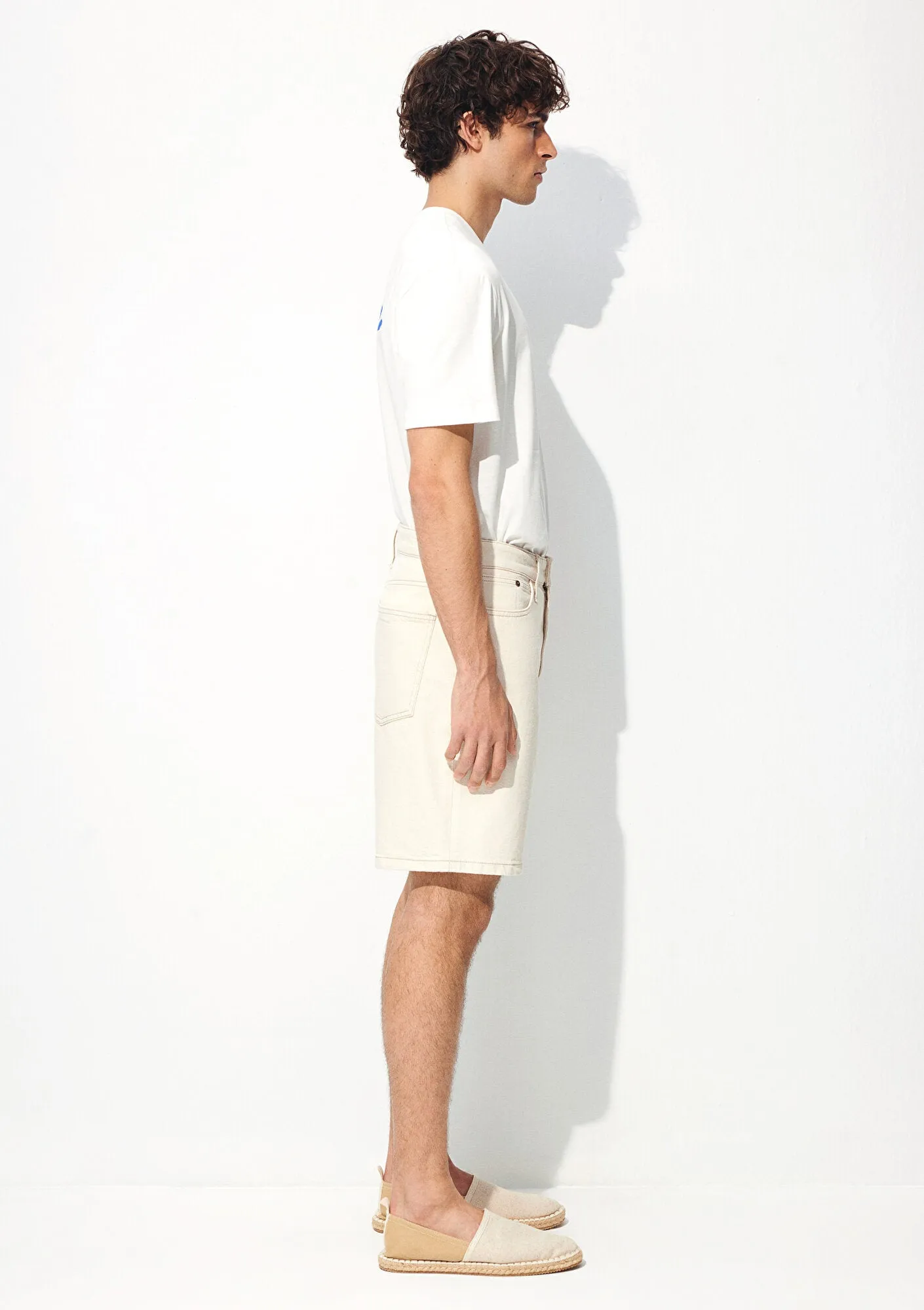 Houston Off White Street Denim Jean Shorts