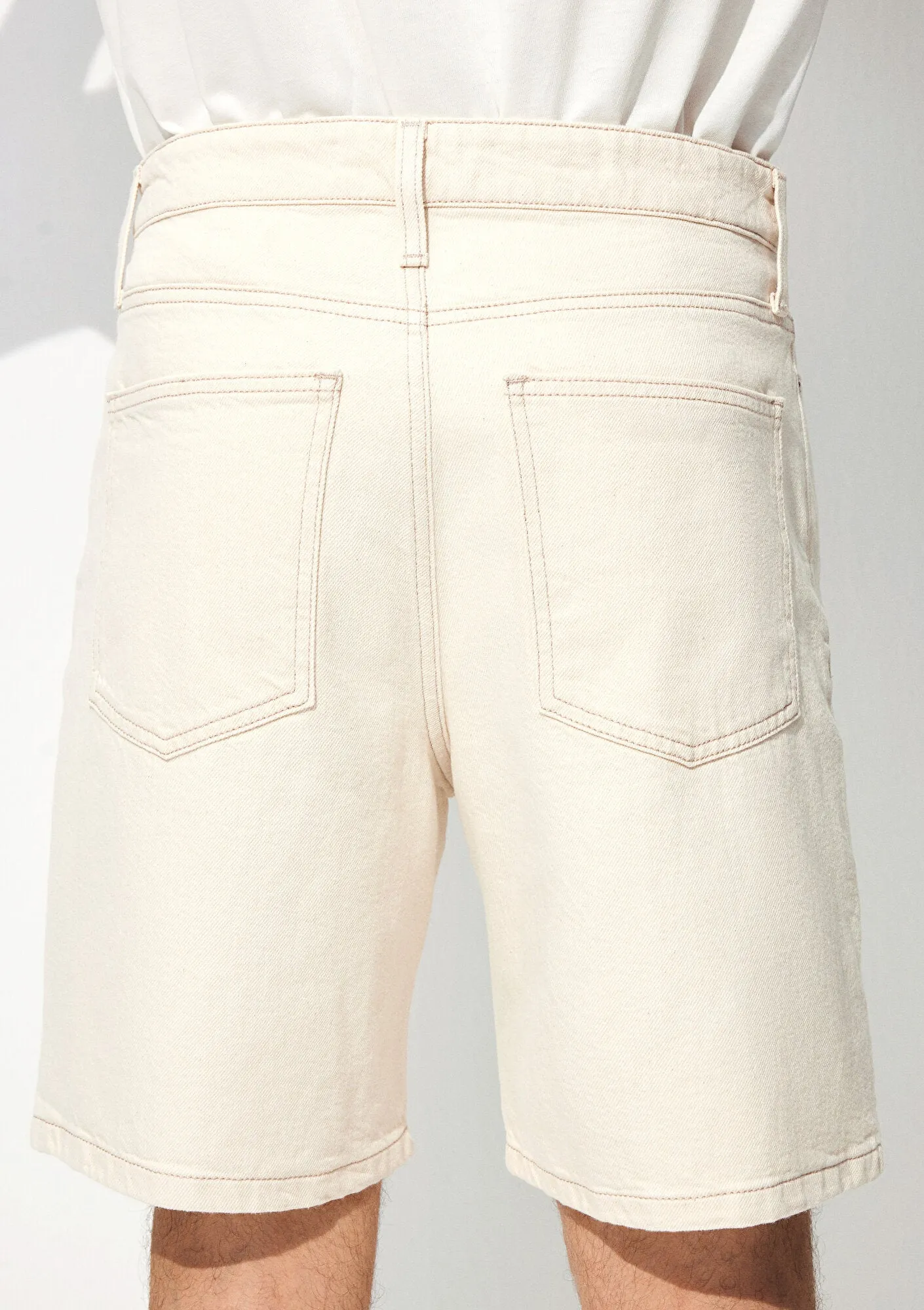 Houston Off White Street Denim Jean Shorts