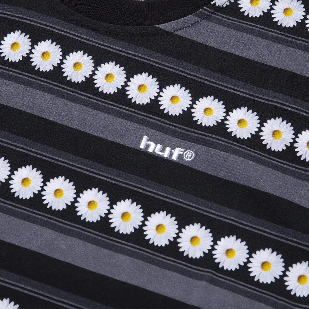 HUF Daisy Stripe Knit Top black
