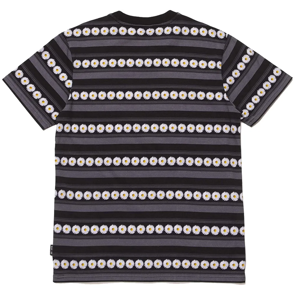 HUF Daisy Stripe Knit Top black