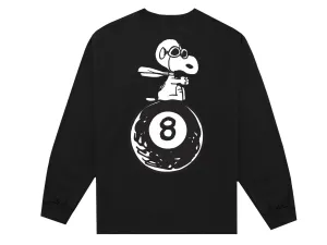 Huf x Peanuts flying ace long sleeve tee (Black)