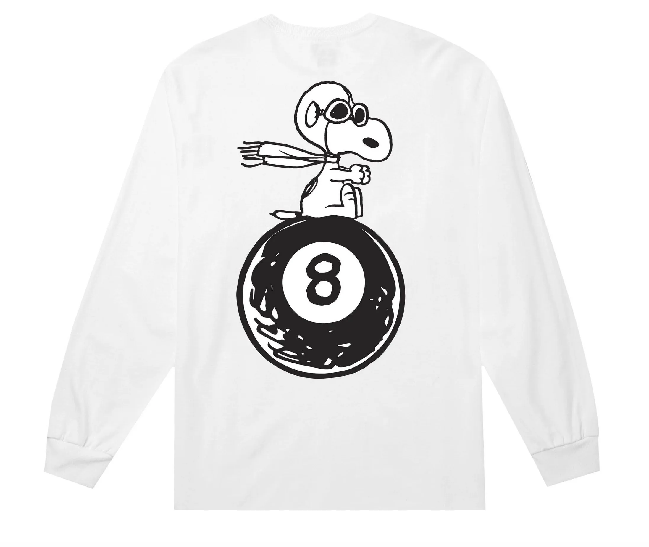 Huf x Peanuts flying ace long sleeve tee (white)