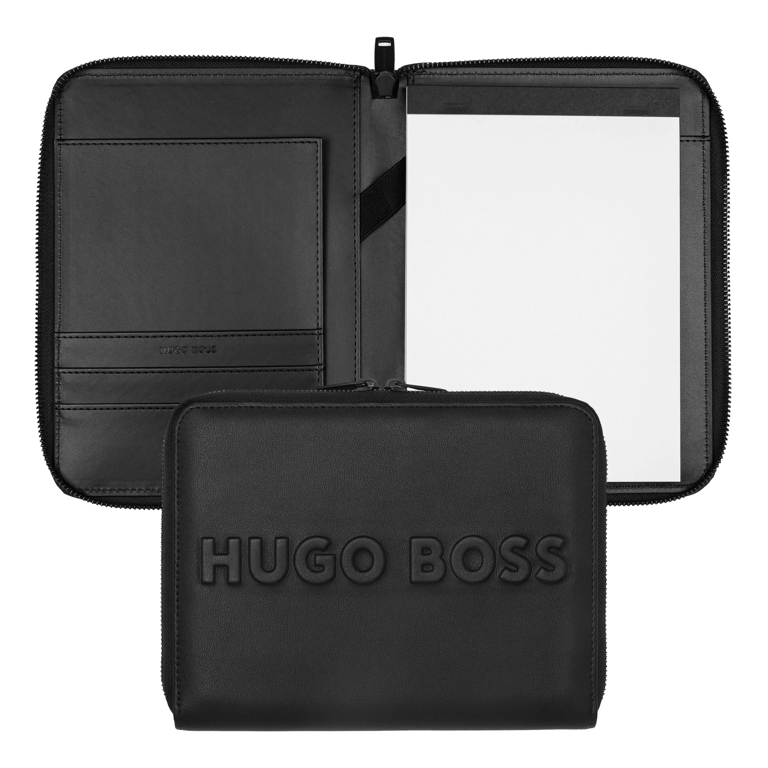 HUGO BOSS HPBM209A-Set Label Black (ballpoint pen & conference folder A5)