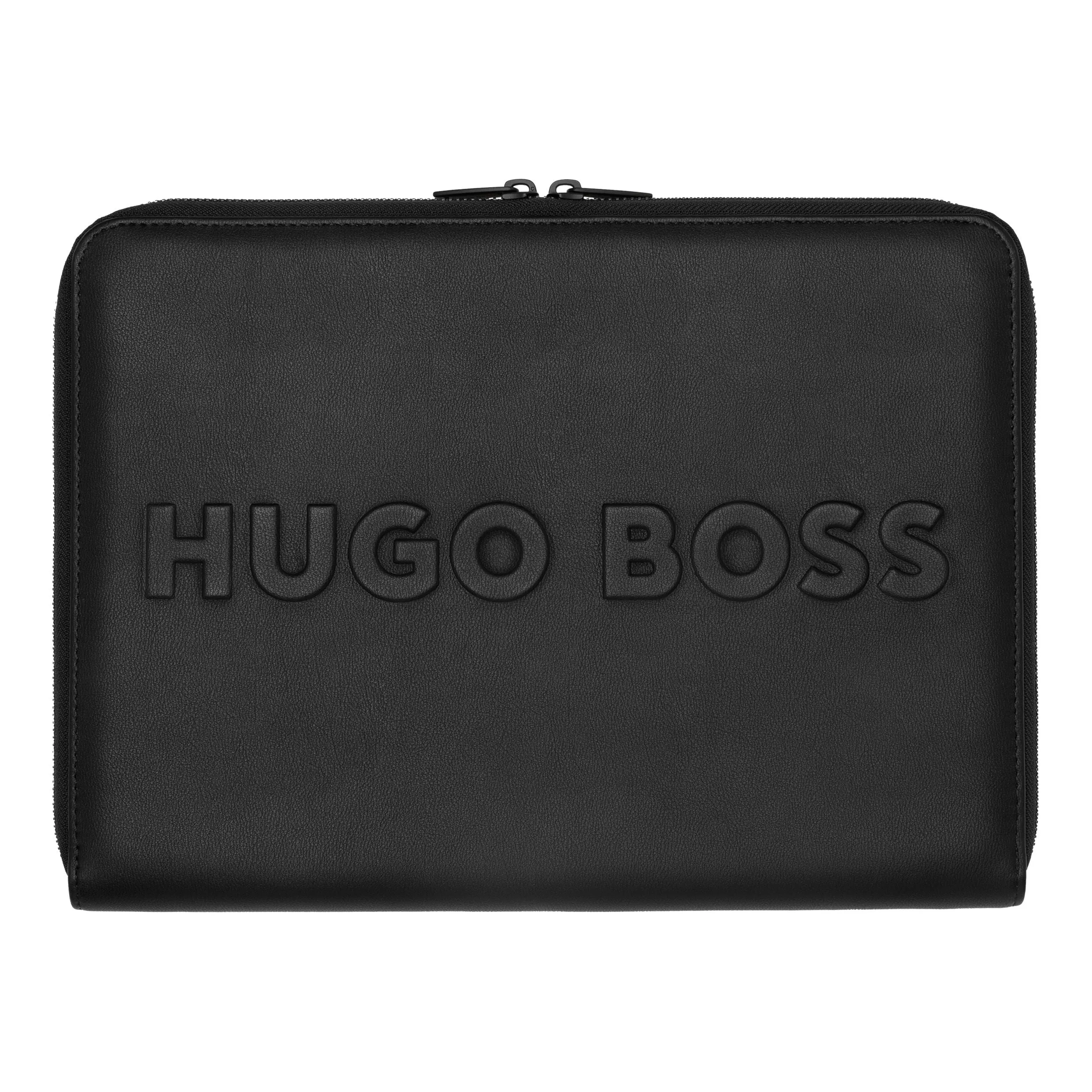 HUGO BOSS HTA209A-Conference folder zip A4 Label Black