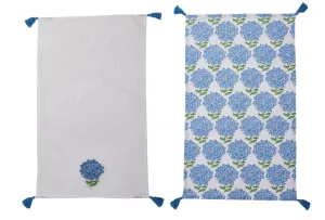 Hydrangea Dish towel Set of 2