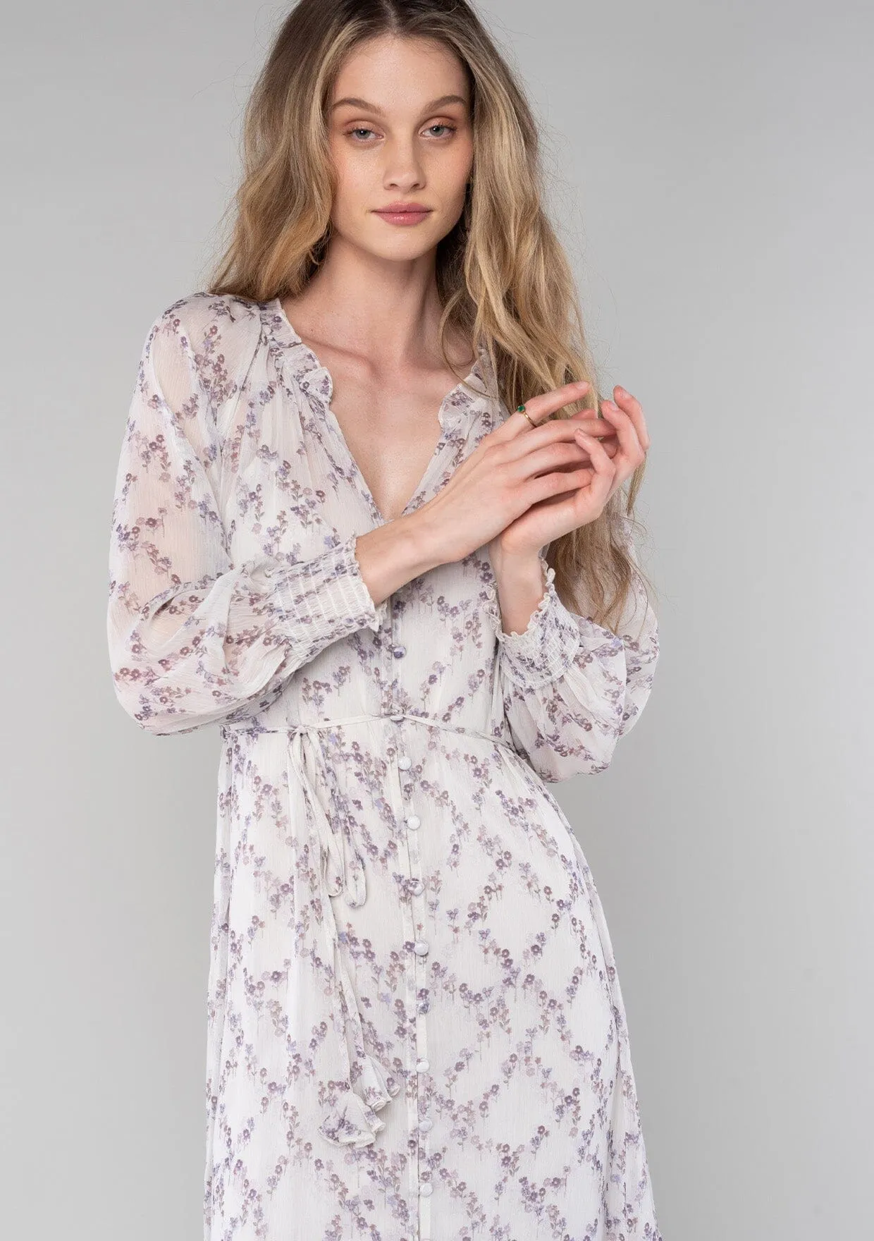In The Garden Midi Dress