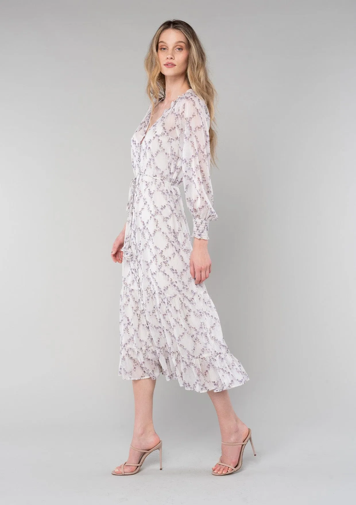 In The Garden Midi Dress