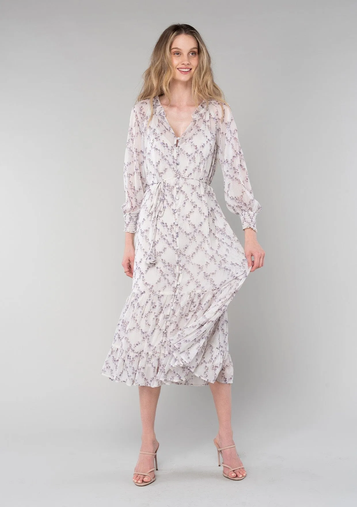 In The Garden Midi Dress