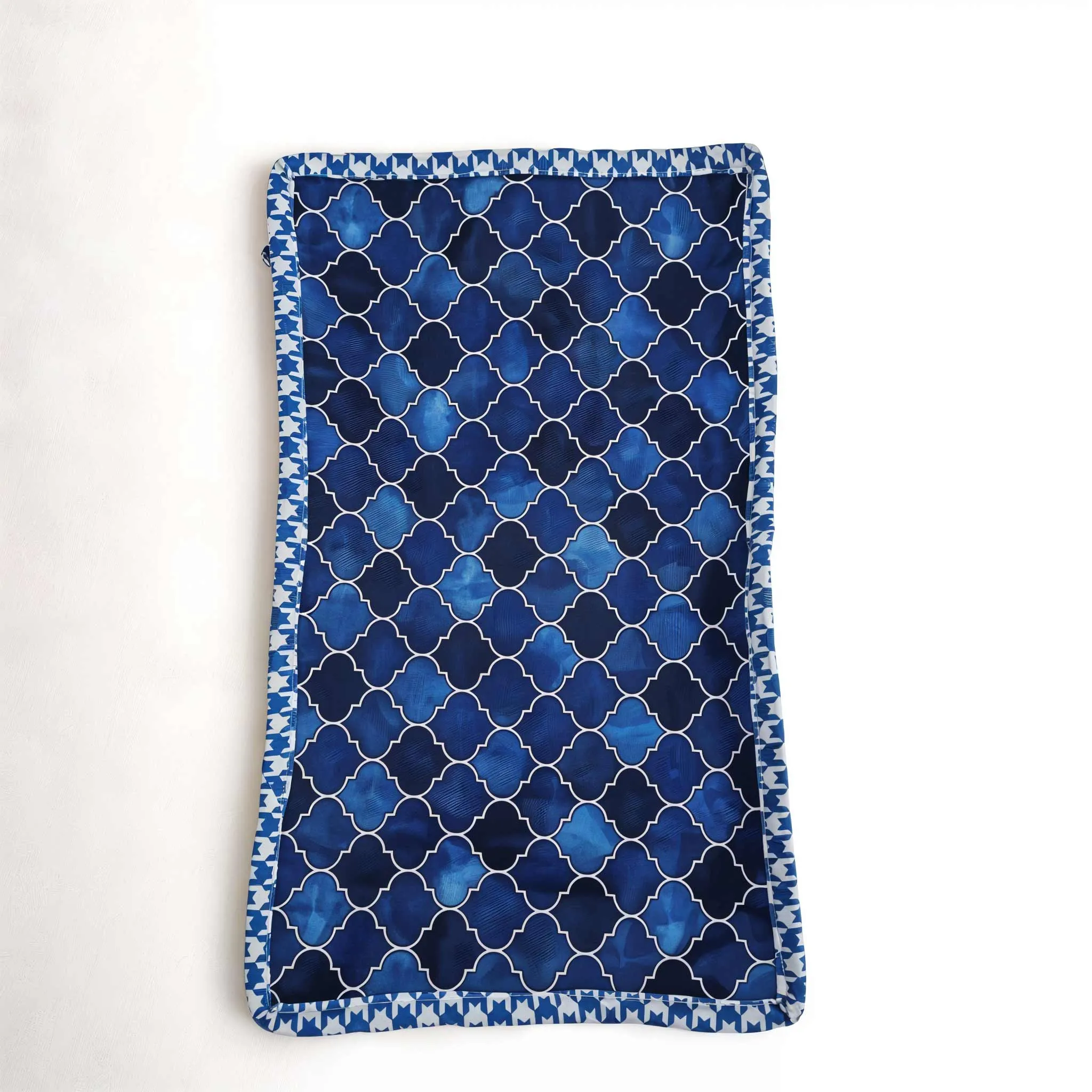 INDIGO MOSAIC PRINT SMART BANGLE ORGANIZER