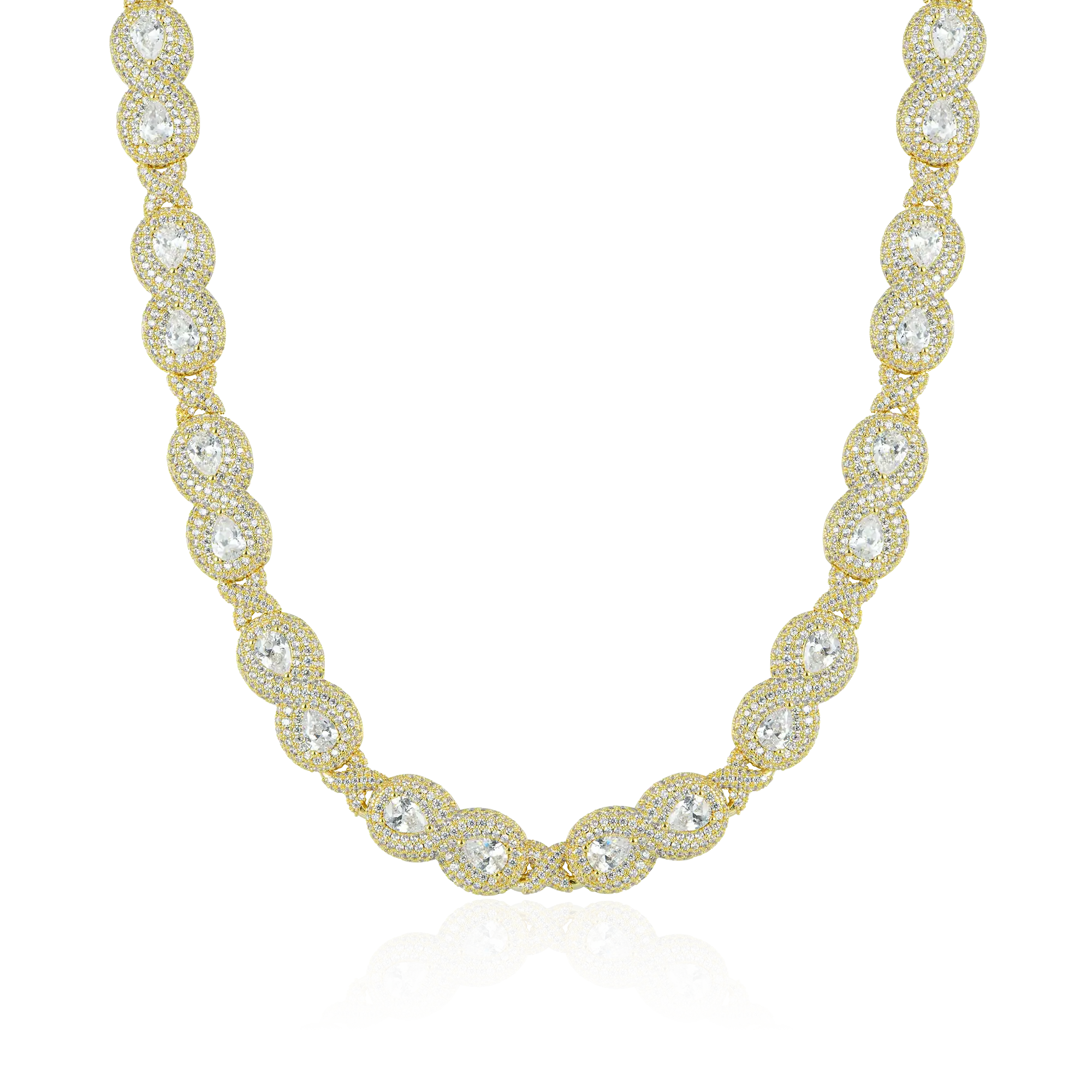 Infinity Teardrop Custom Chain - 12mm