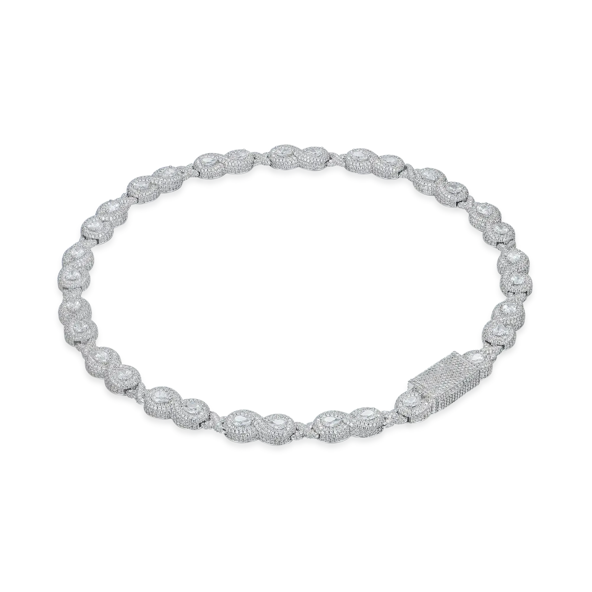 Infinity Teardrop Custom Chain - 12mm