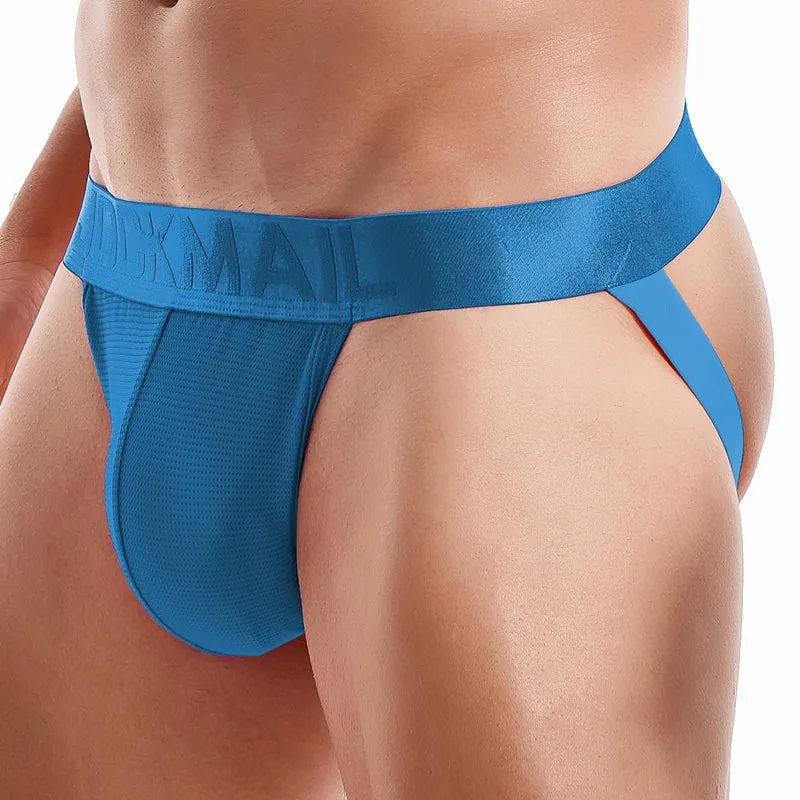 JM243 Blue Mens Jockstrap