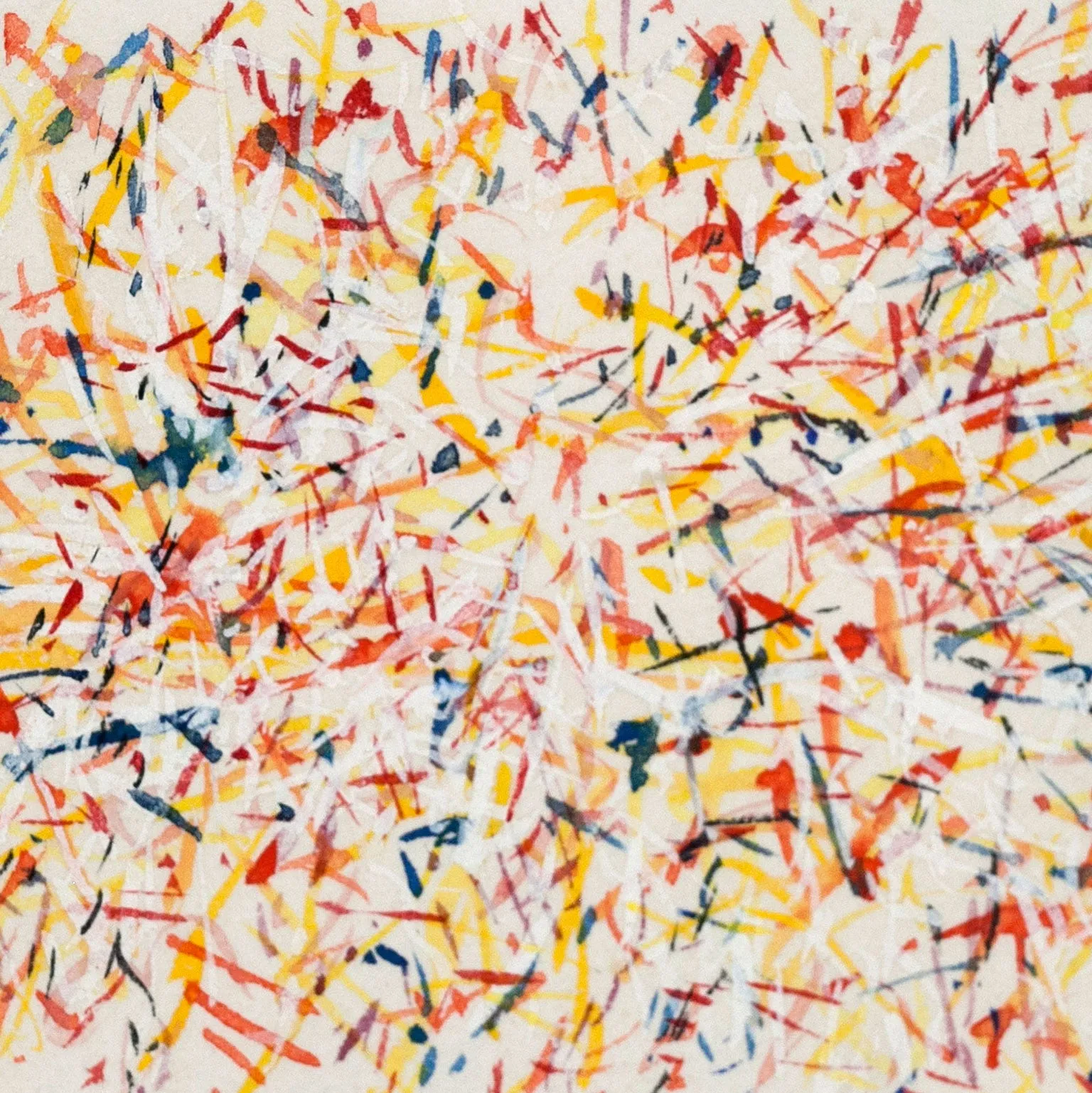JOHN MCCRACKEN "CELEBRATION" WATERCOLOR, 1979