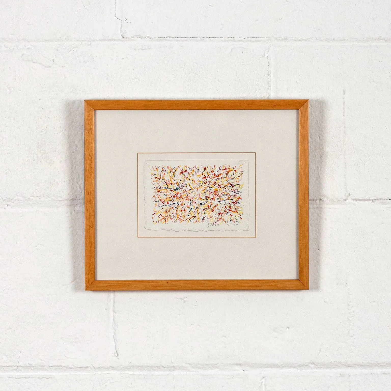 JOHN MCCRACKEN "CELEBRATION" WATERCOLOR, 1979