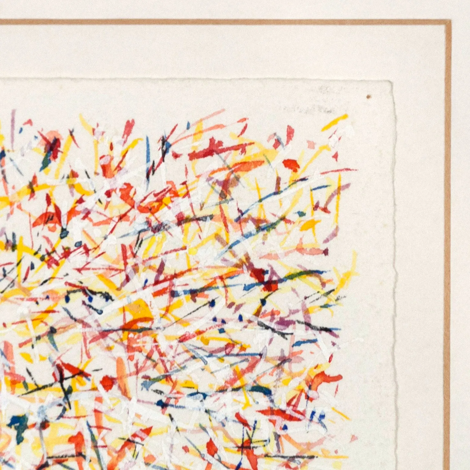 JOHN MCCRACKEN "CELEBRATION" WATERCOLOR, 1979