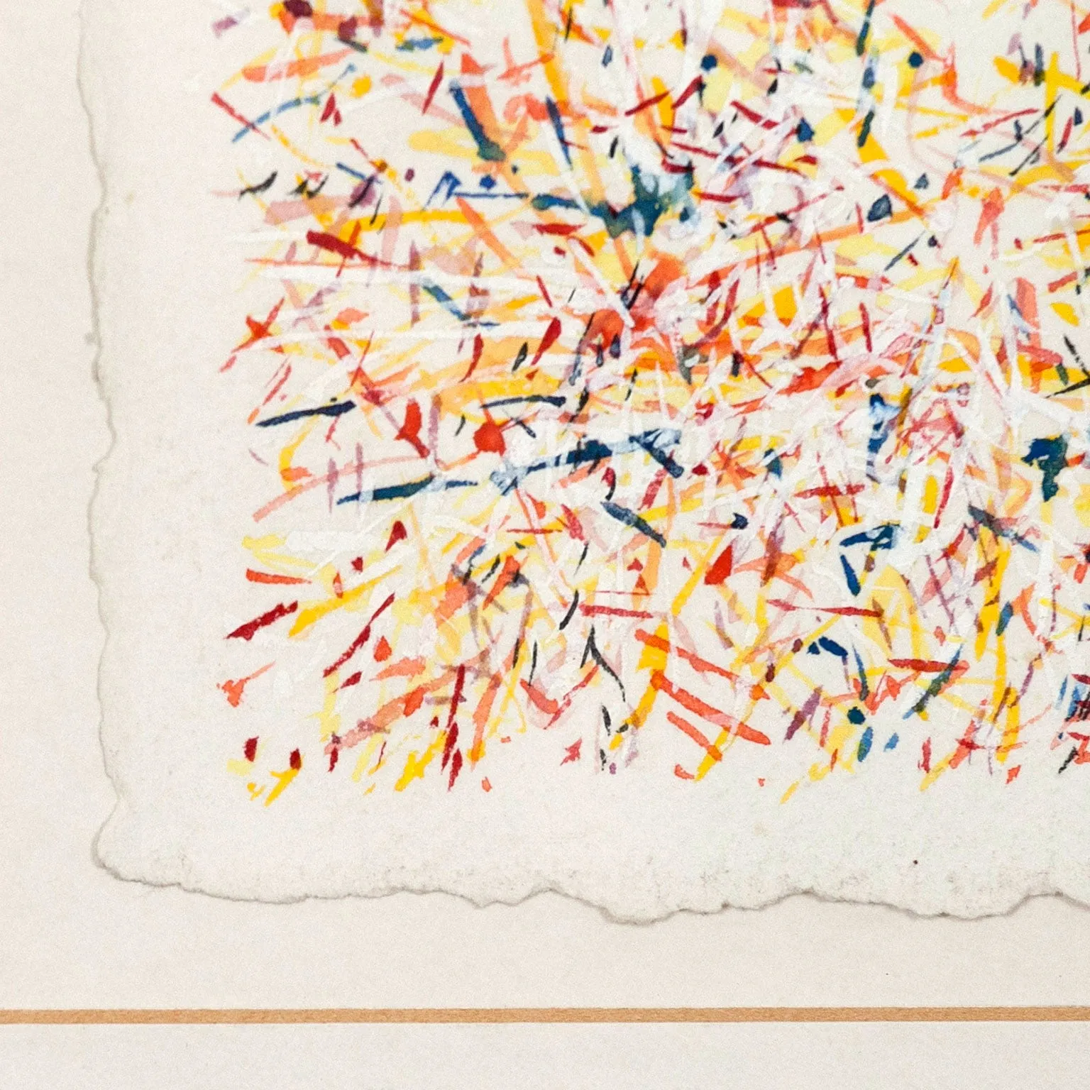 JOHN MCCRACKEN "CELEBRATION" WATERCOLOR, 1979