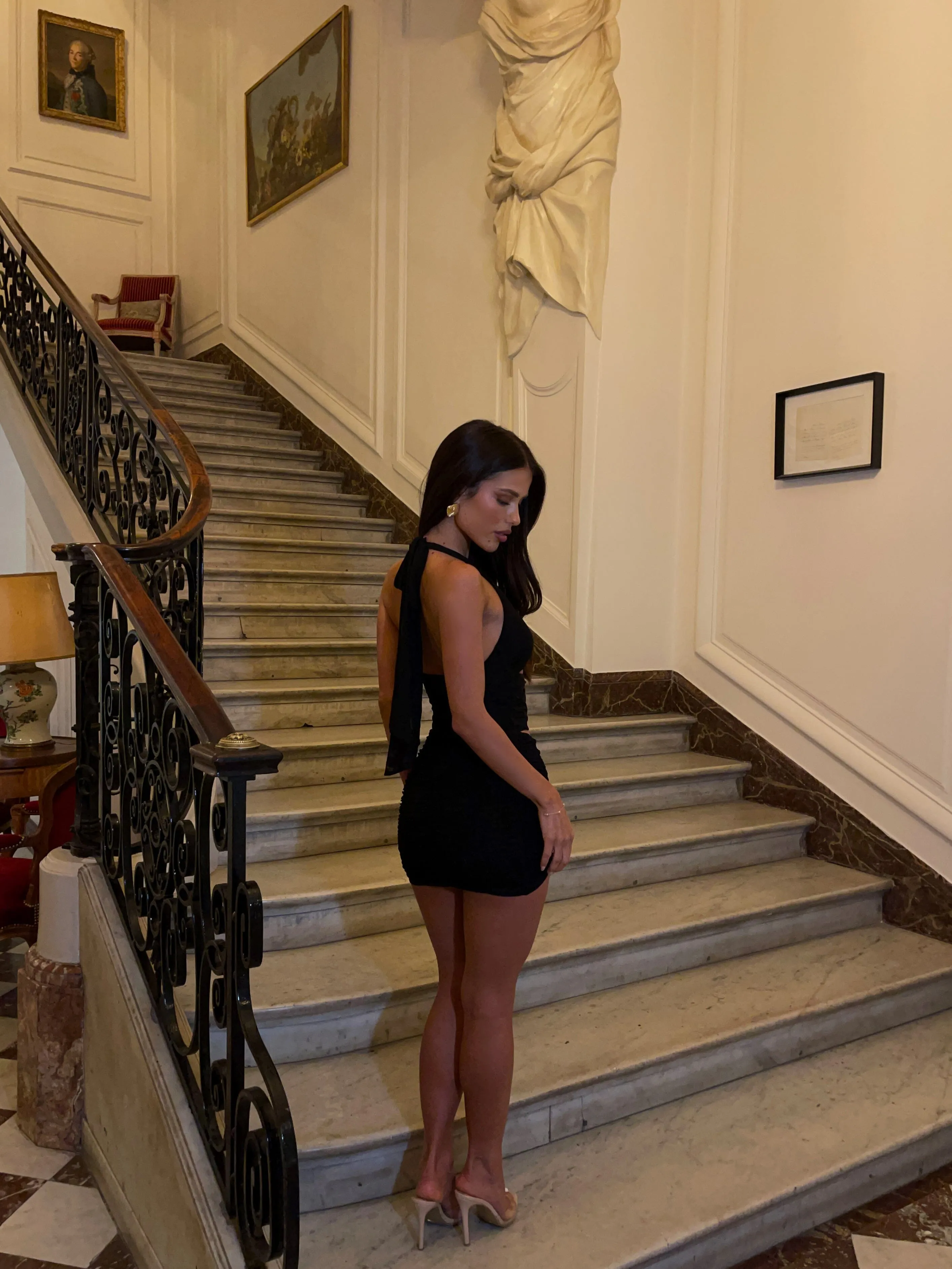 KAITE MINI DRESS BLACK