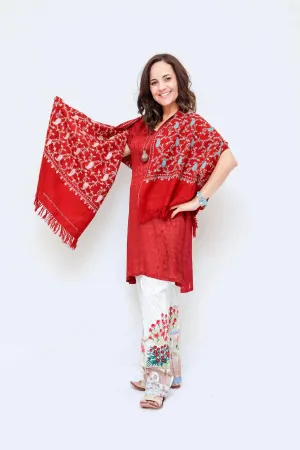 Kashmir Hand Embroidery Shawl