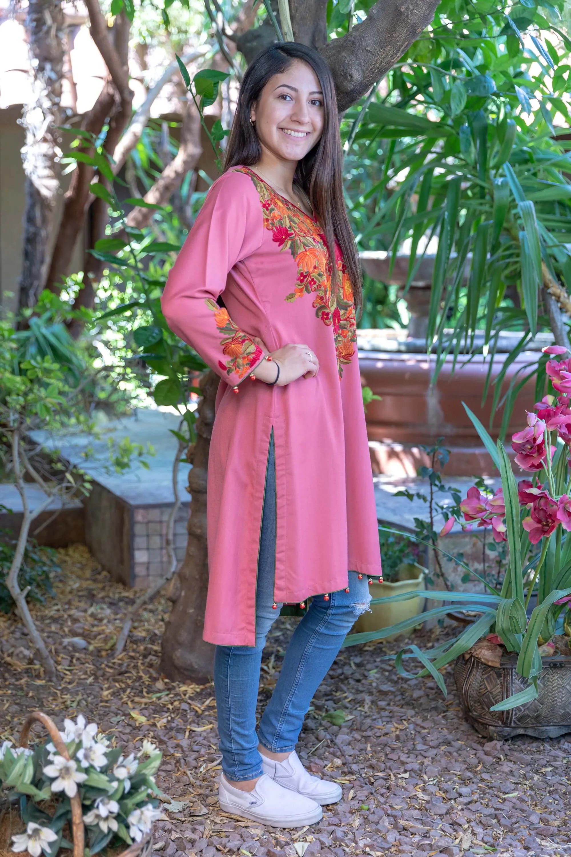 Kashmir Hand Embroidery Shirt