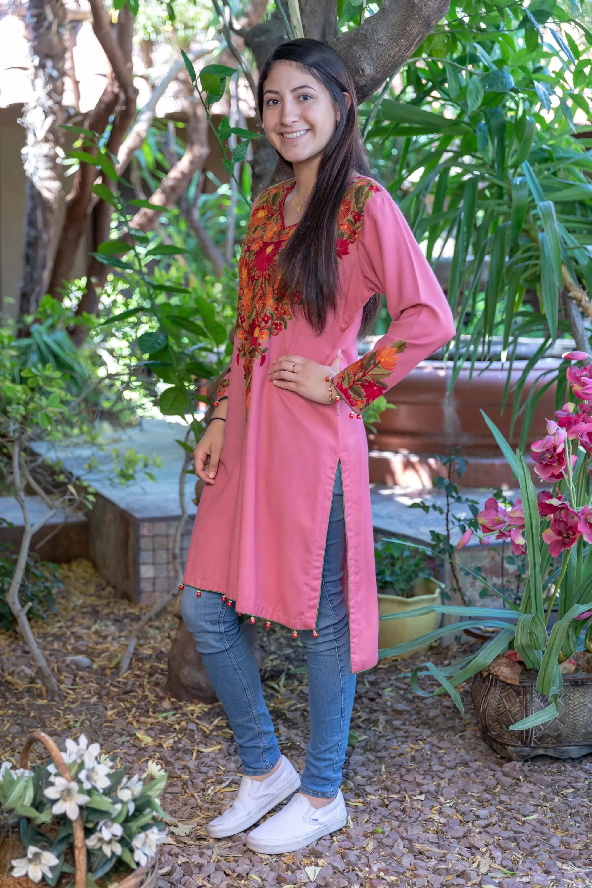 Kashmir Hand Embroidery Shirt