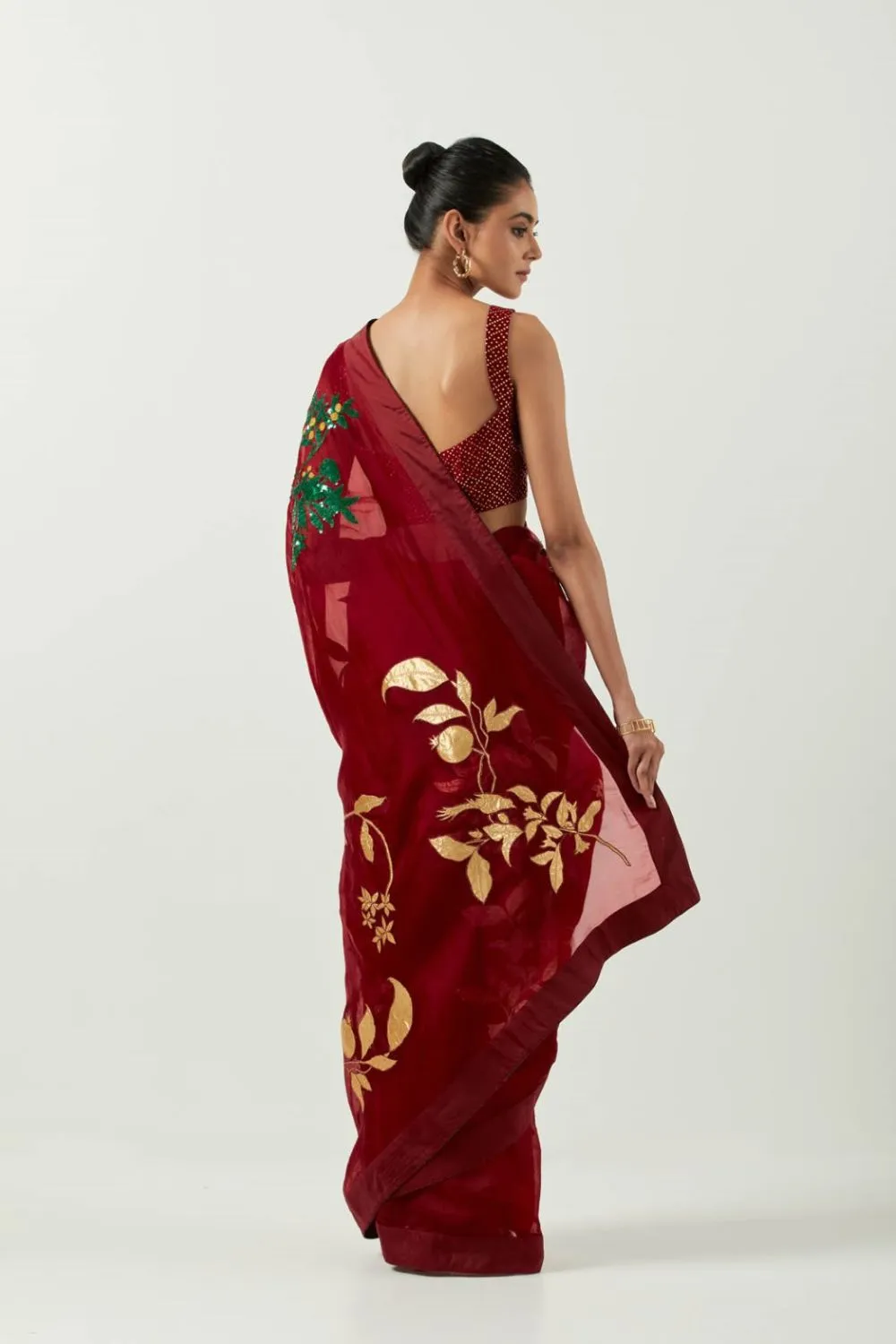 katthai chaandni saree