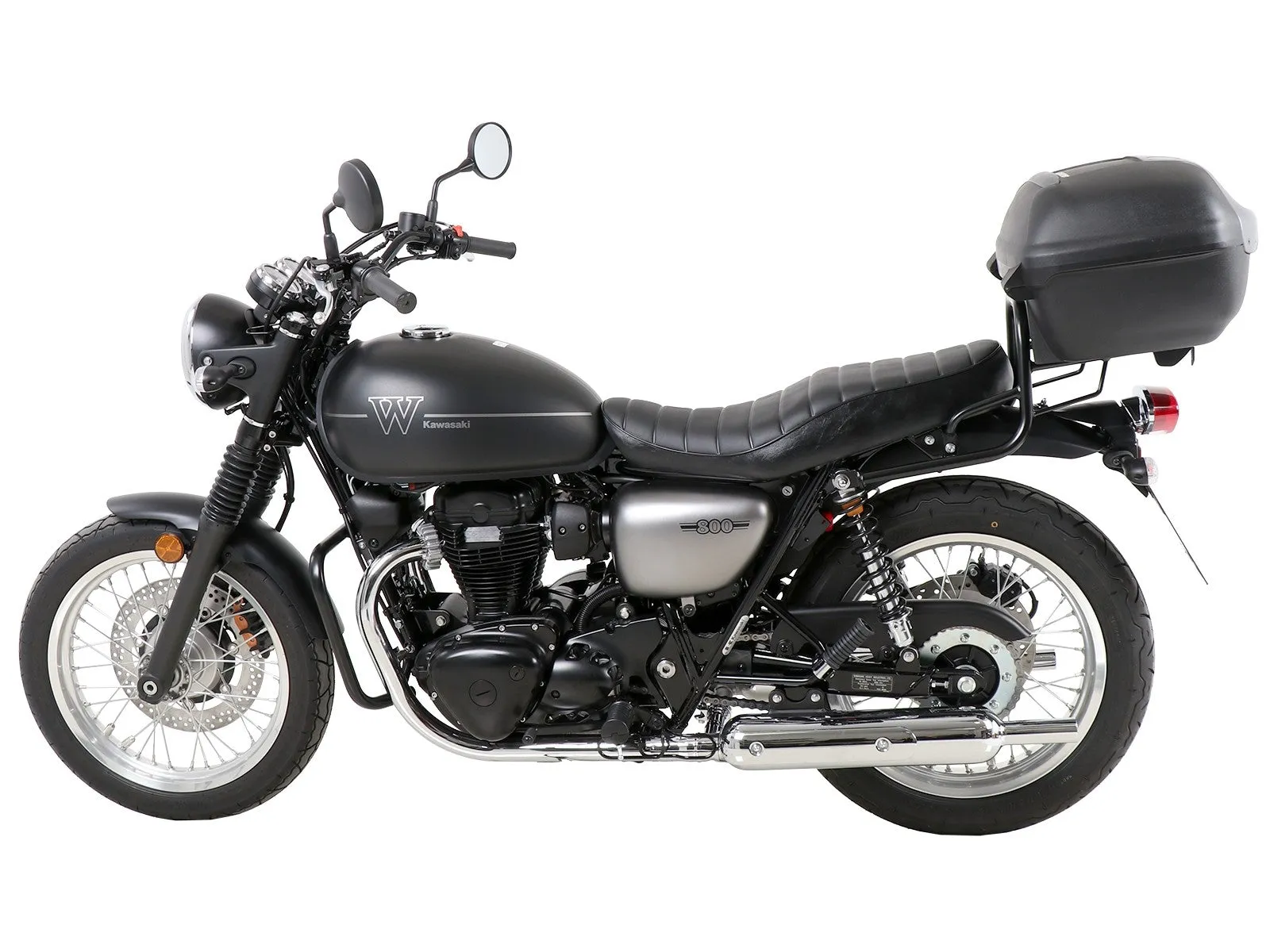 Kawasaki W800 Street/Cafe Carrier Topcase - Tubed Carrier