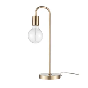 Kazutaka 18" Arched Lamp 17 Stories Base Color: Matte Brass