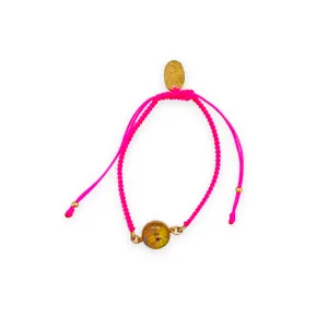 Kid's Taylor Bracelet | Gold | Hot Pink