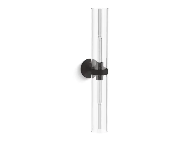 KOHLER K-27264-SC02 Purist 29-1/2" two-light sconce