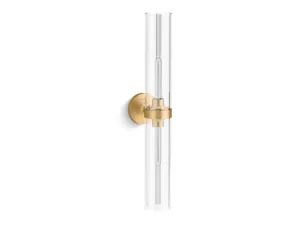 KOHLER K-27264-SC02 Purist 29-1/2" two-light sconce
