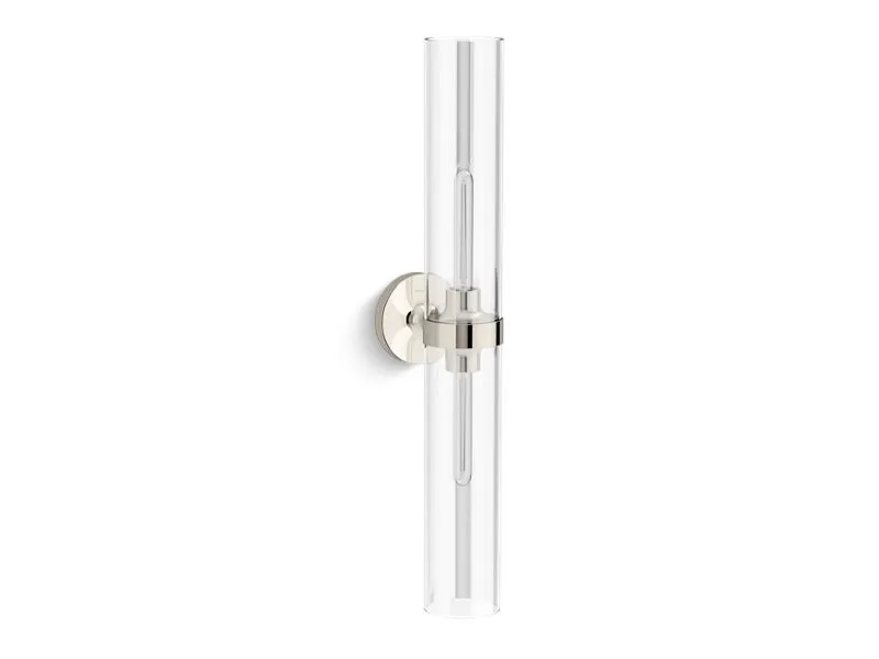 KOHLER K-27264-SC02 Purist 29-1/2" two-light sconce