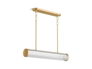 KOHLER K-27267-CHLED Purist 34" LED linear chandelier