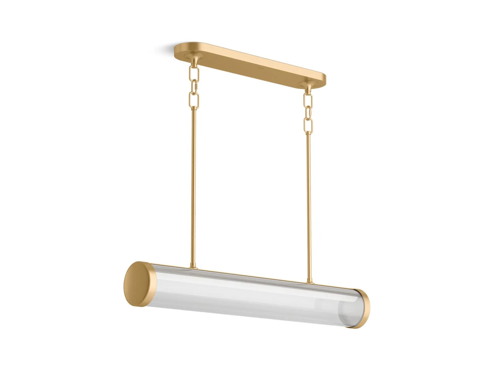 KOHLER K-27267-CHLED Purist 34" LED linear chandelier