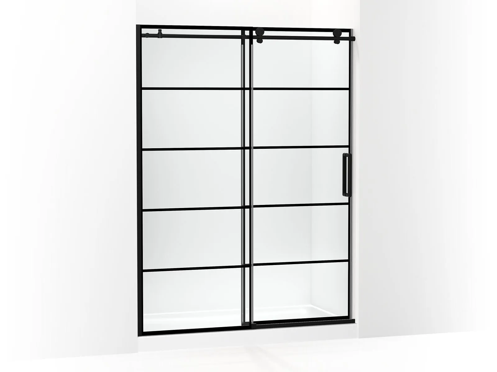 KOHLER K-701696-G79 Composed 78" H sliding shower door with 3/8"-thick glass
