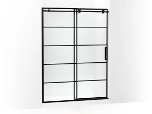 KOHLER K-701696-G79 Composed 78" H sliding shower door with 3/8"-thick glass