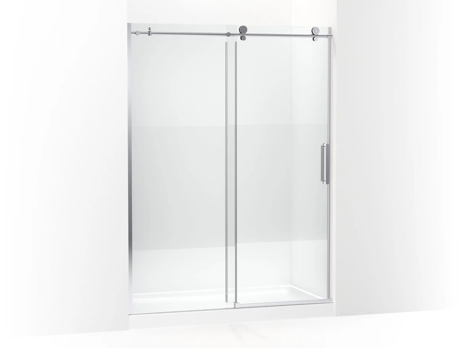 KOHLER K-701696-G81 Composed 78" sliding shower door with 3/8"-thick glass